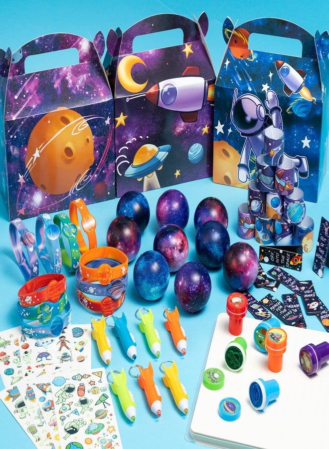 DMIGHT Space Party Favors, Outer Space Themed Birthday Decorations, Astronaut Gift Box for Kids (Space) - Image 4